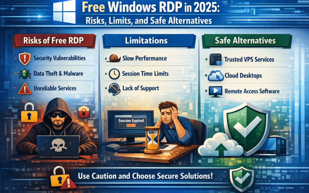 Free Windows RDP in 2025: Risks, Limits and Safe Alternatives