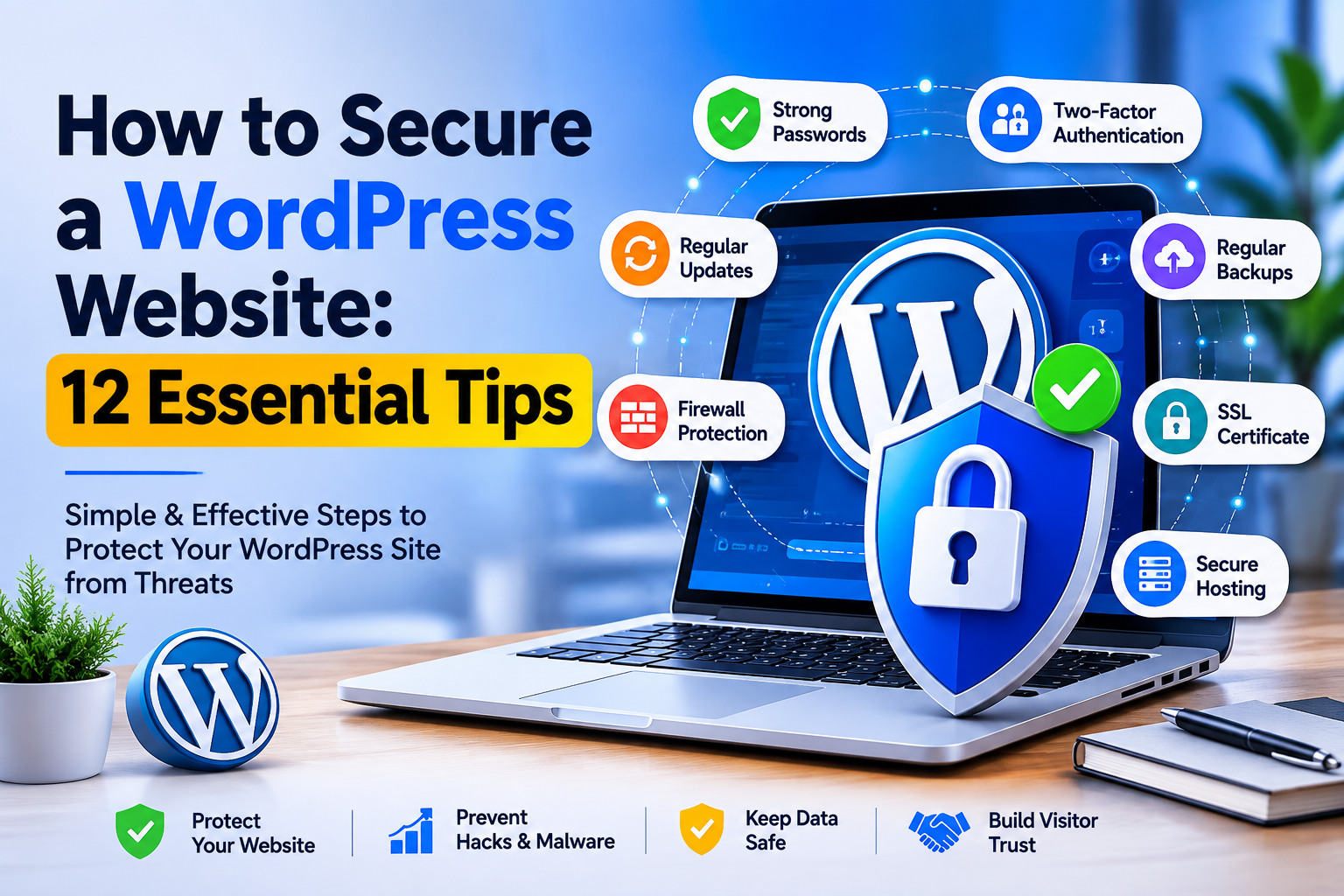 How to secure a WordPress website with 12 essential security tips